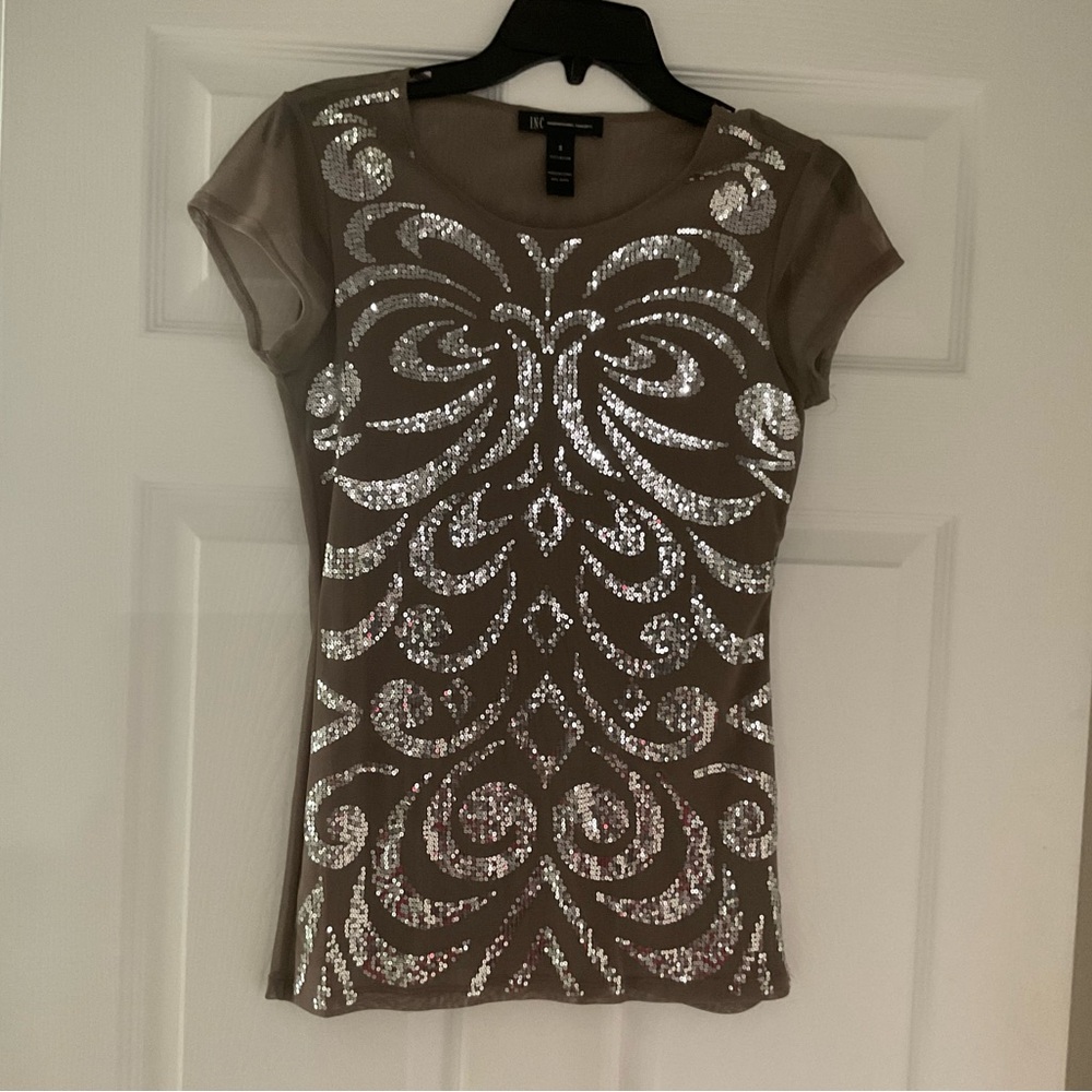 Elegant Sequin Embellished Top
